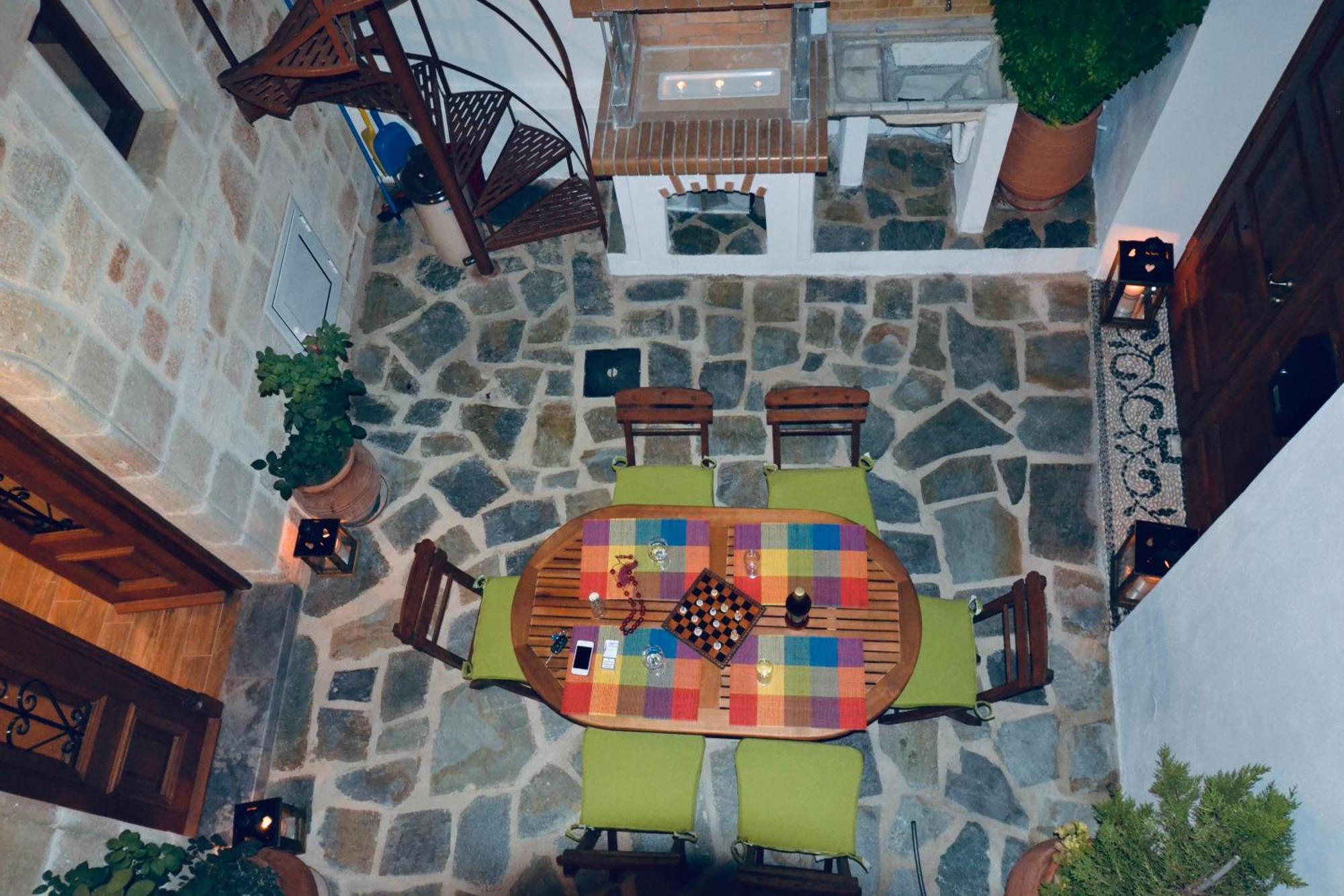 Villa Patitiri Traditional House With Hot Tub Archangelos  Extérieur photo
